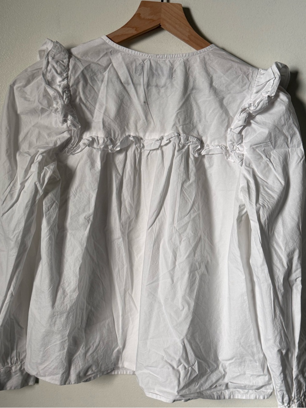 Pomander Place 100% Cotton Ellianna Ruffle Blouse - Picture 7 of 12